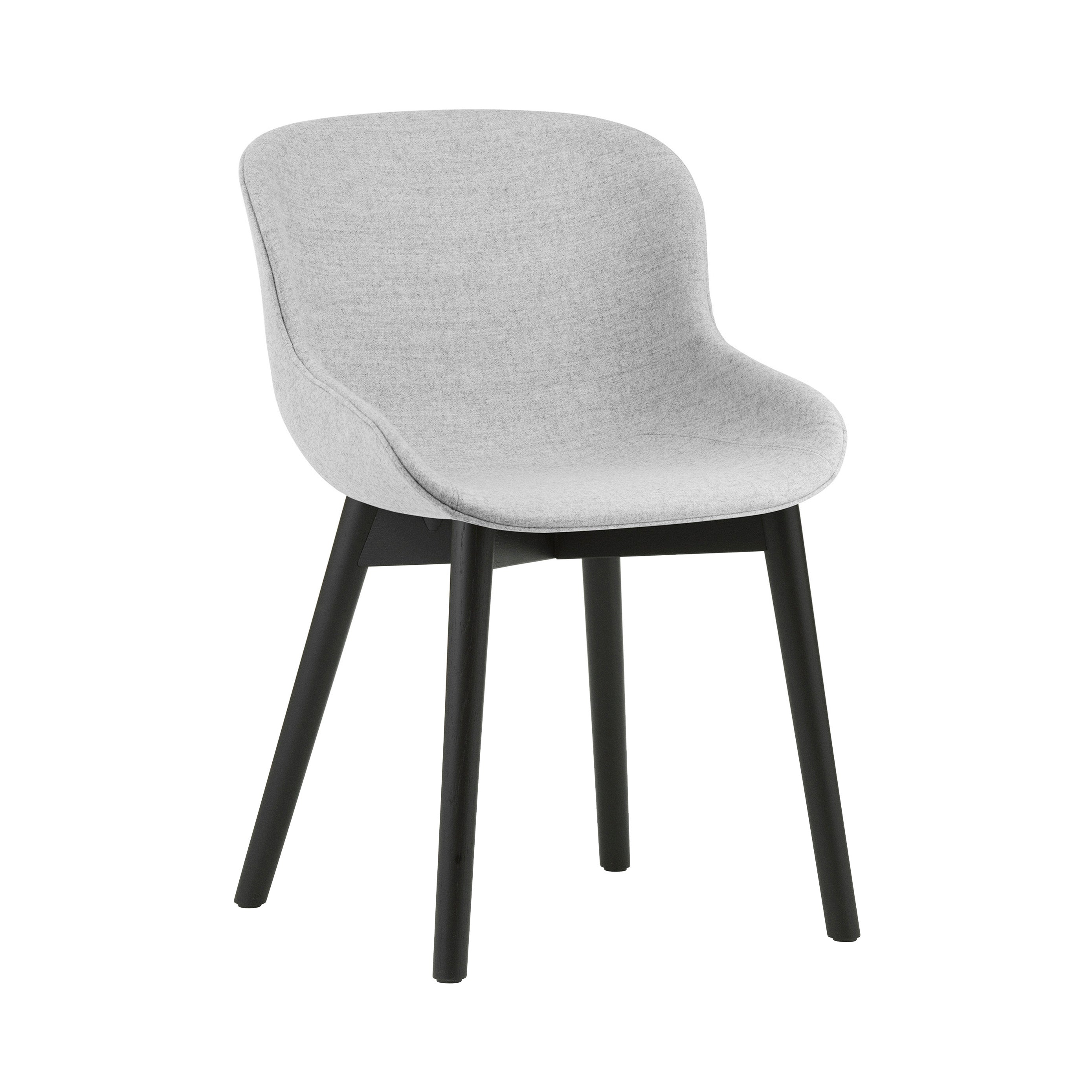 Hyg Chair: Wood Base + Full Upholstered + Black Oak