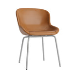 Hyg Chair: Steel Base + Full Upholstered + Grey