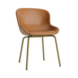 Hyg Chair: Steel Base + Full Upholstered + Olive