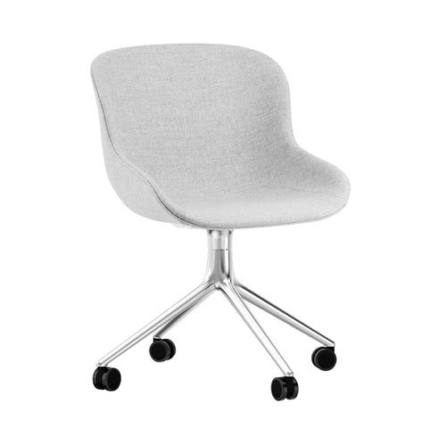 Hyg Chair Swivel 4W: Full Upholstered + Aluminum