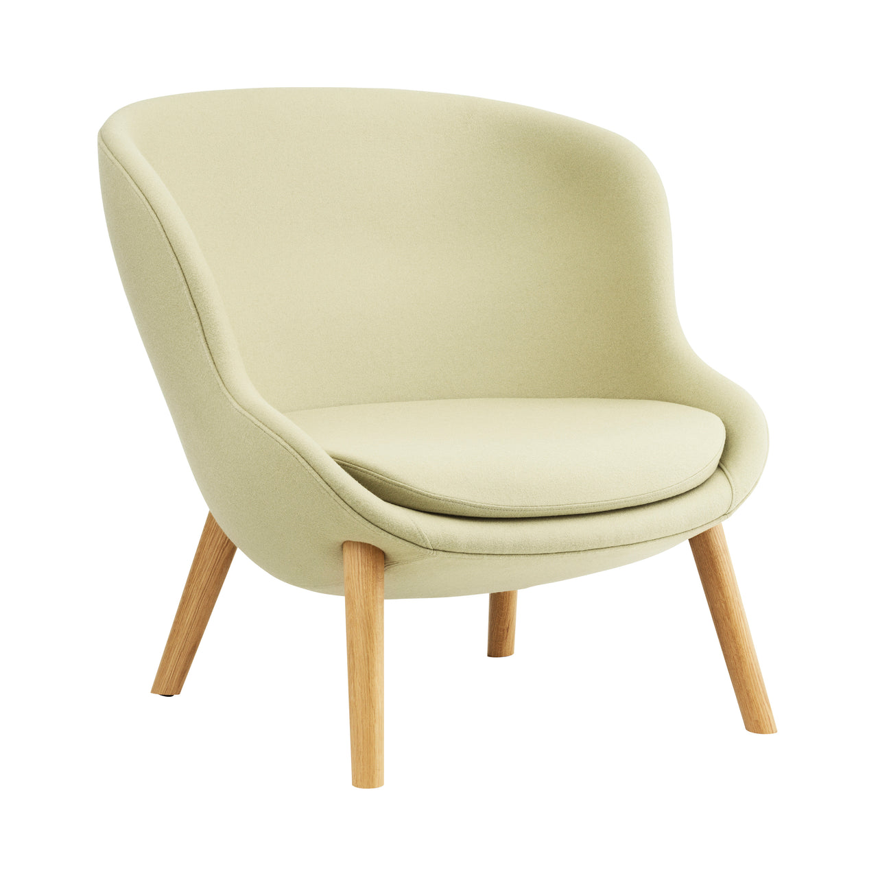 Hyg Lounge Chair: Low + Oak