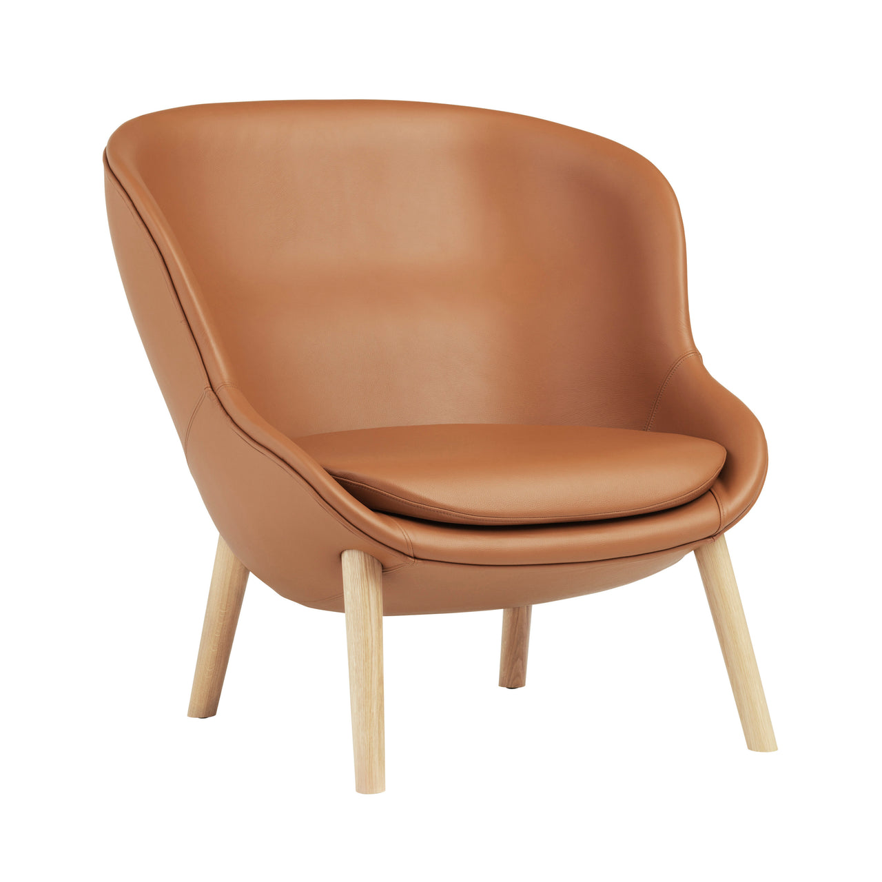 Hyg Lounge Chair: Low + Oak
