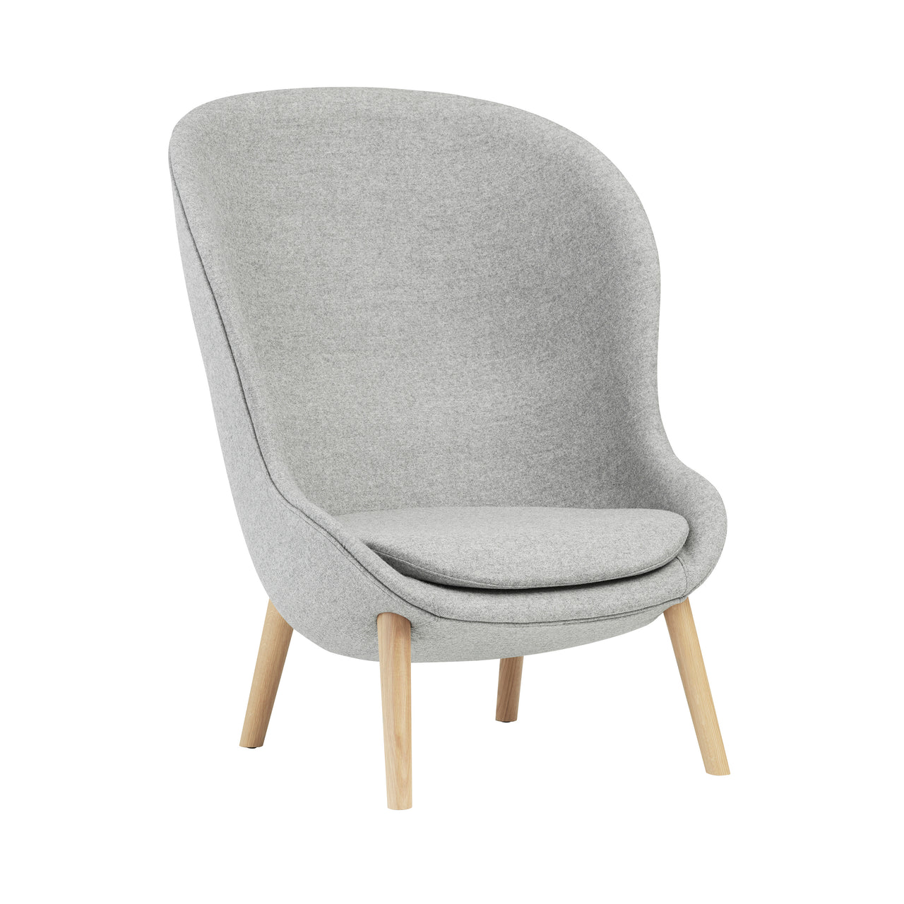 Hyg Lounge Chair: High + Oak