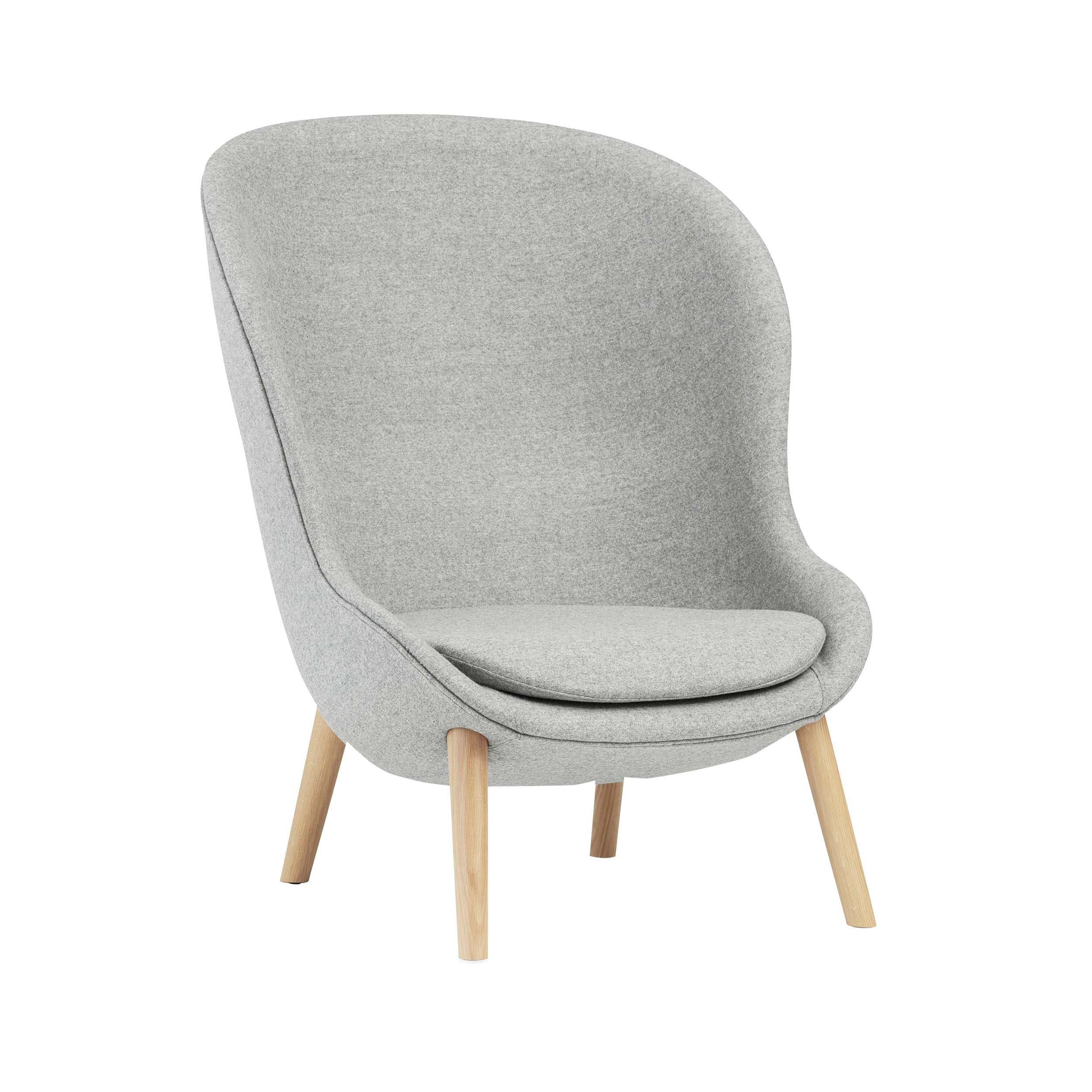 Hyg Lounge Chair: High + Oak