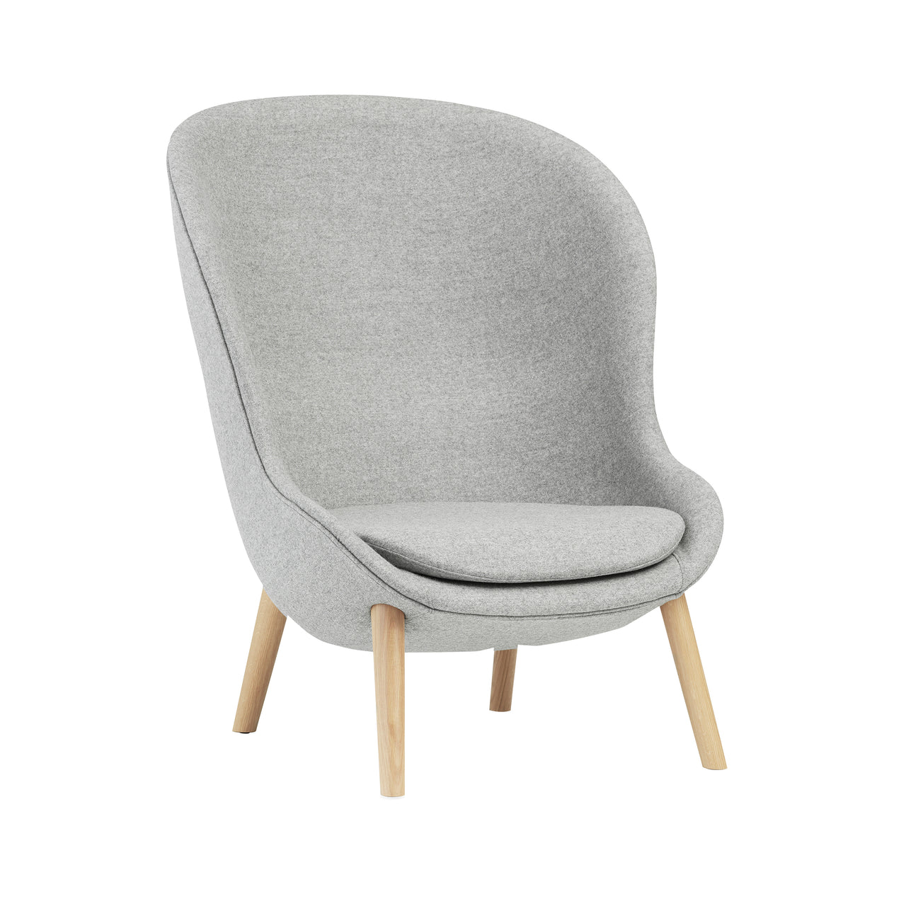 Hyg Lounge Chair: High + Oak