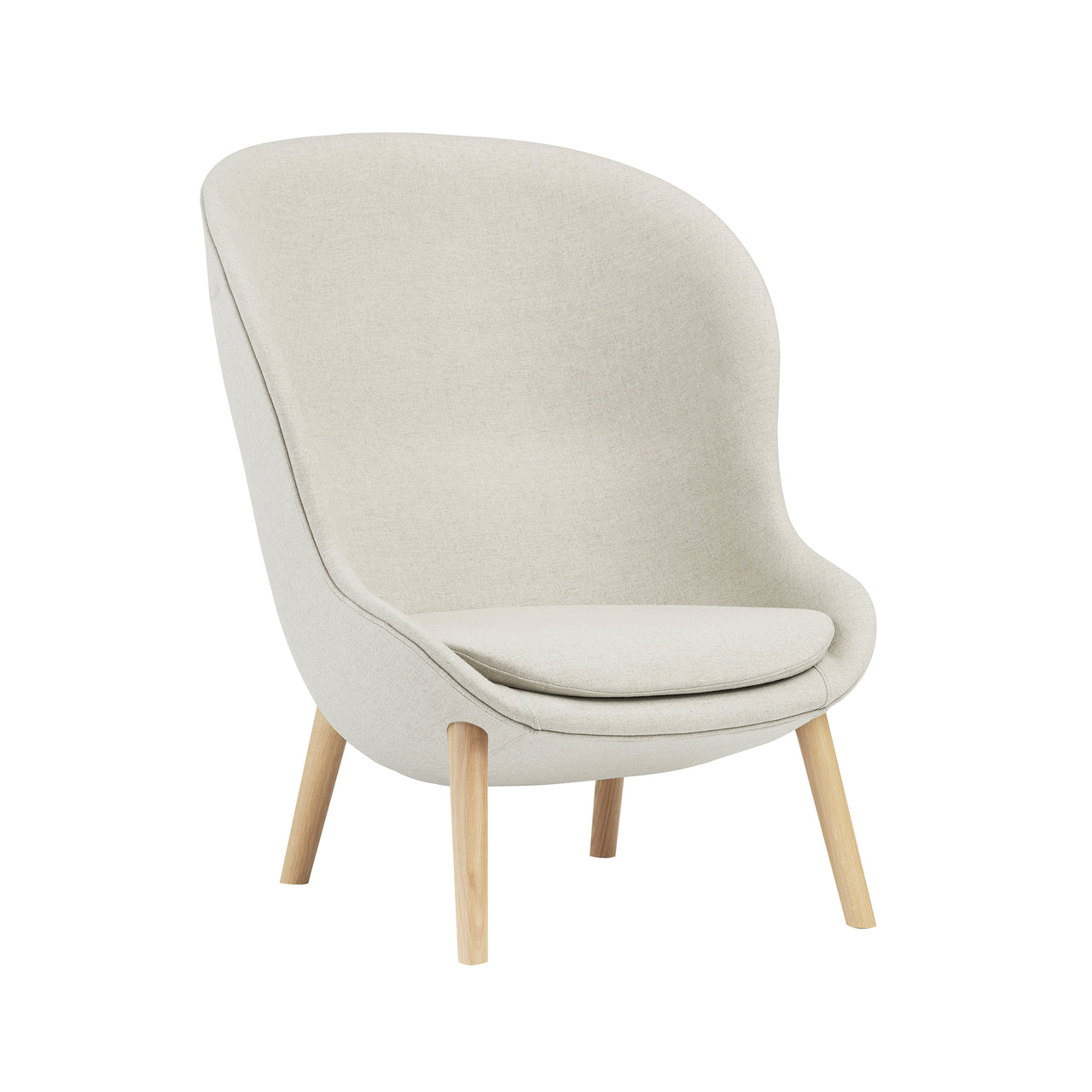 Hyg Lounge Chair: High + Oak