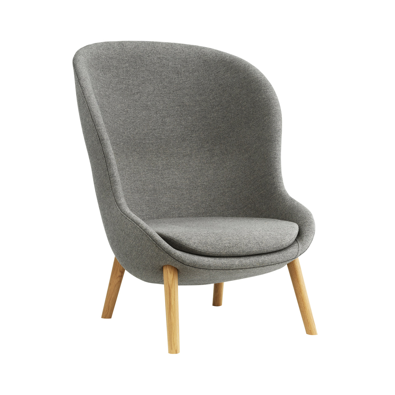 Hyg Lounge Chair: High + Oak
