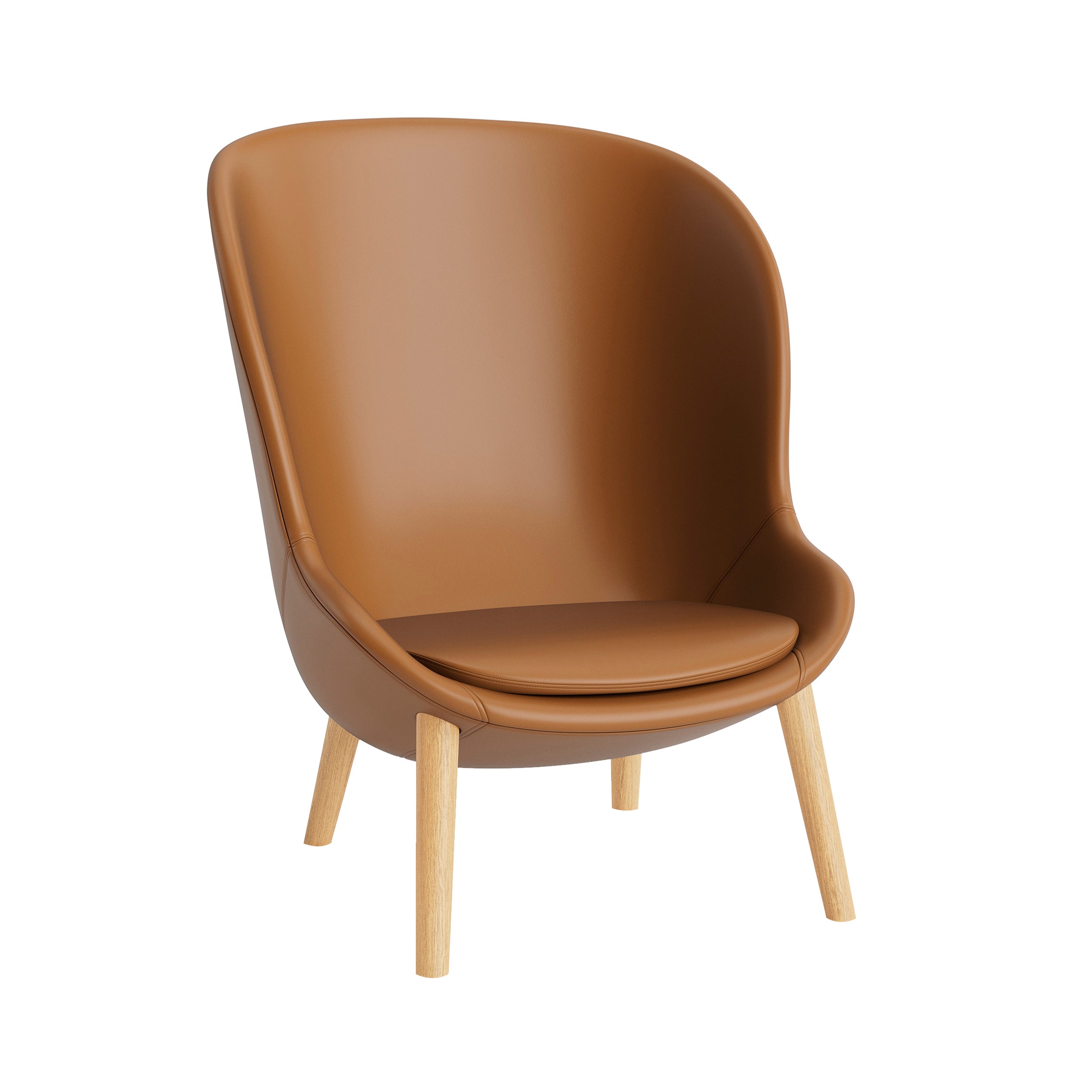 Hyg Lounge Chair: High + Oak