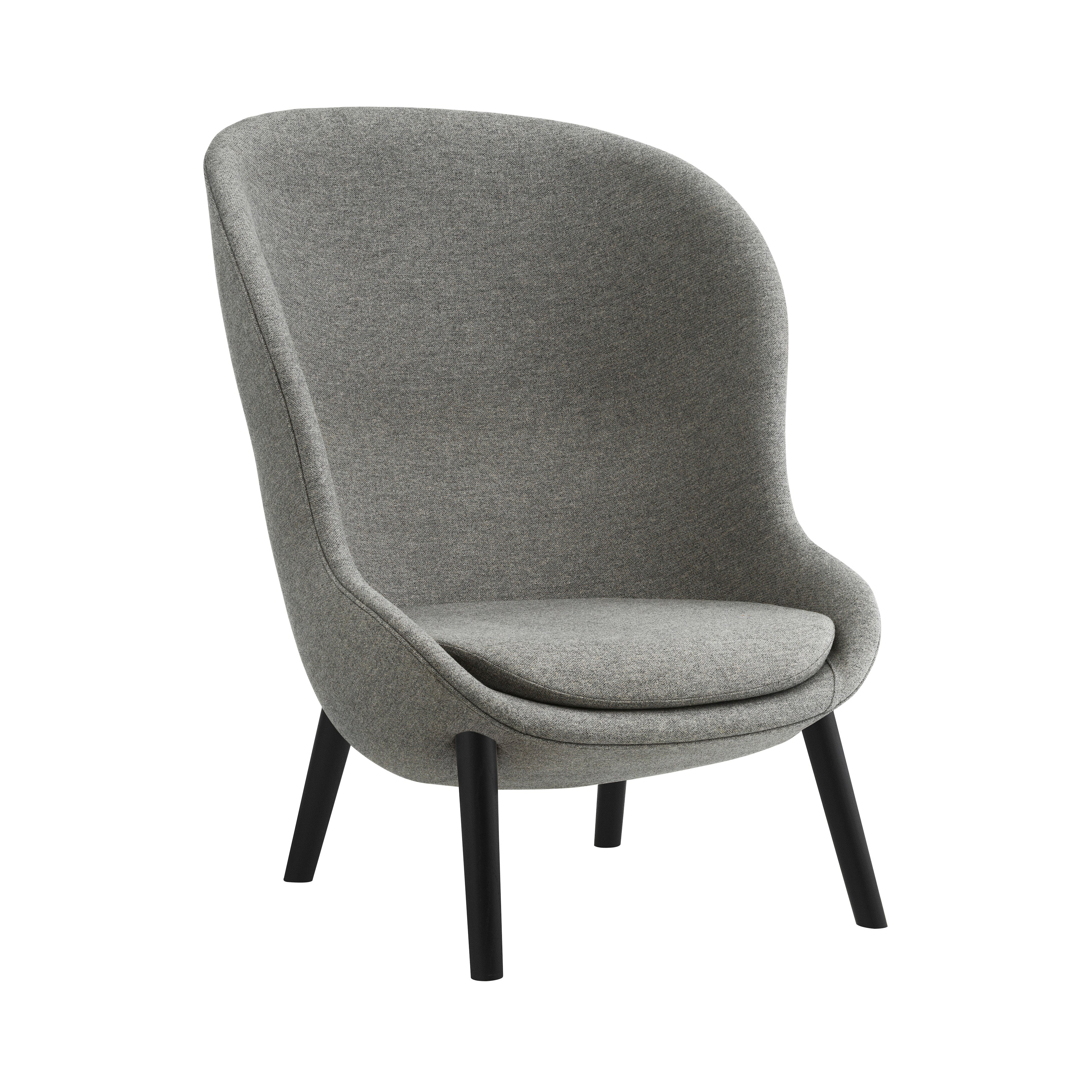 Hyg Lounge Chair: High + Black Oak