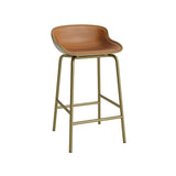 Hyg Bar + Counter Stool: Front Upholstered + Counter + Olive