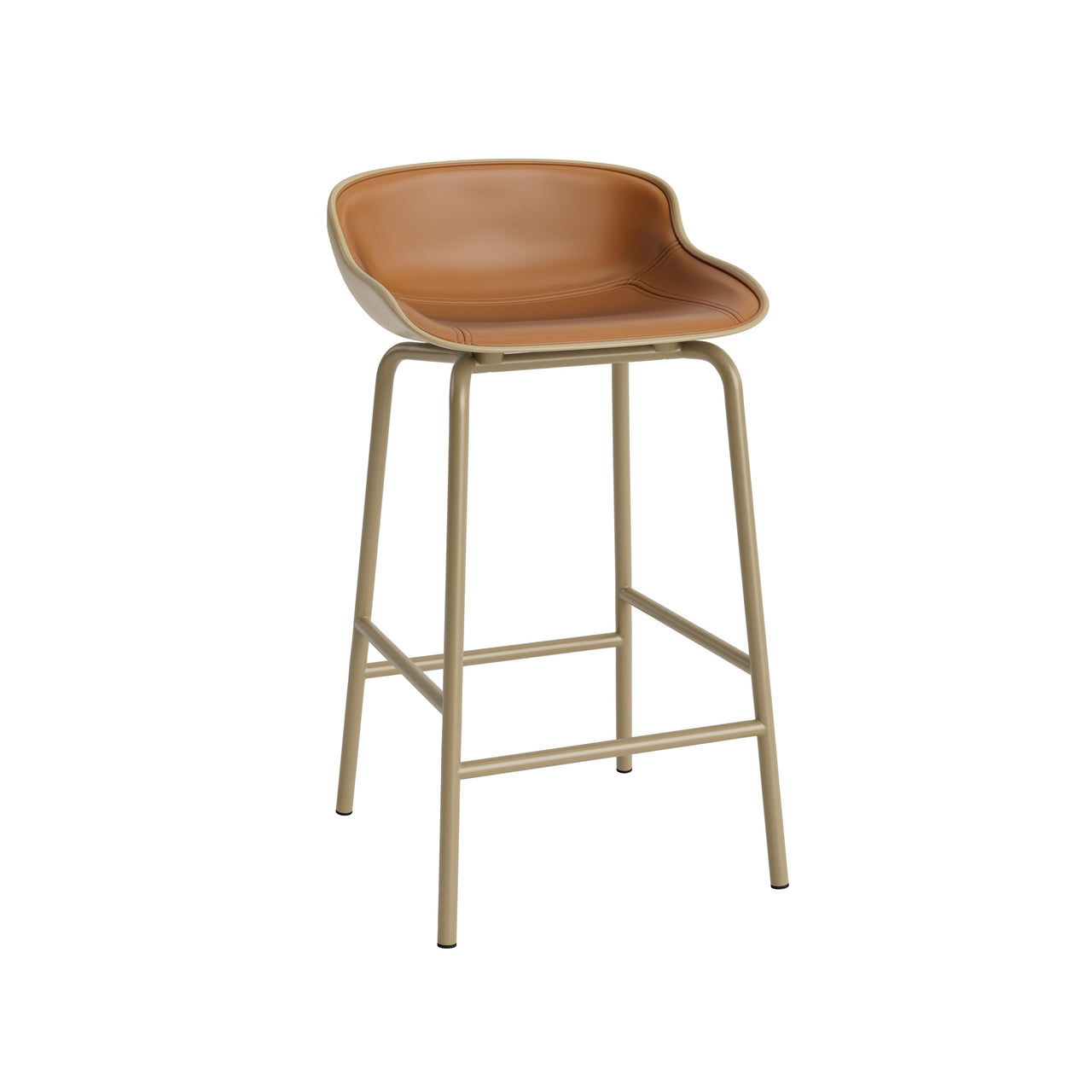 Hyg Bar + Counter Stool: Front Upholstered + Counter + Sand