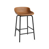 Hyg Bar + Counter Stool: Fully Upholstered + Counter + Black