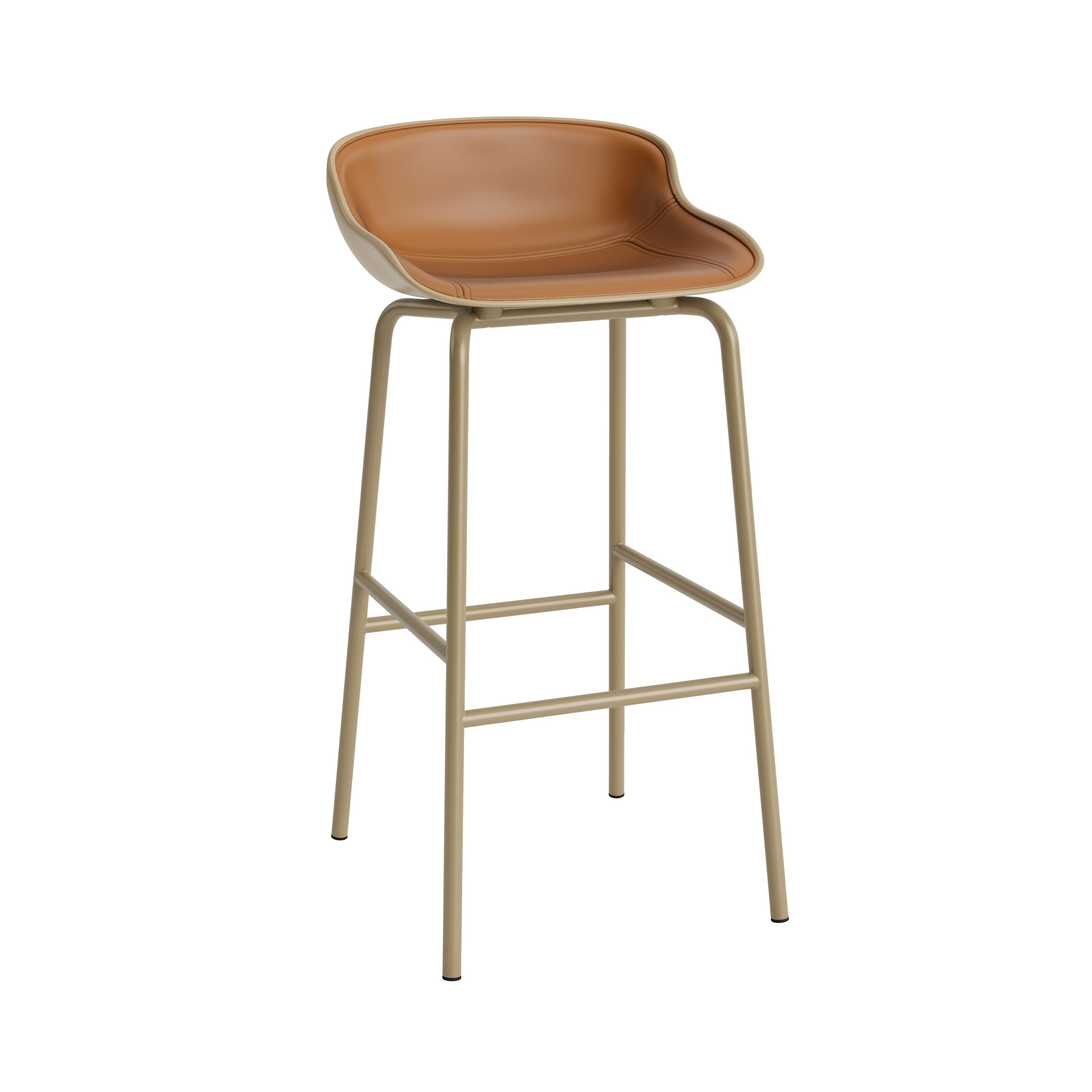 Hyg Bar + Counter Stool: Front Upholstered + Bar + Sand