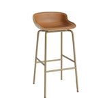 Hyg Bar + Counter Stool: Front Upholstered + Bar + Sand