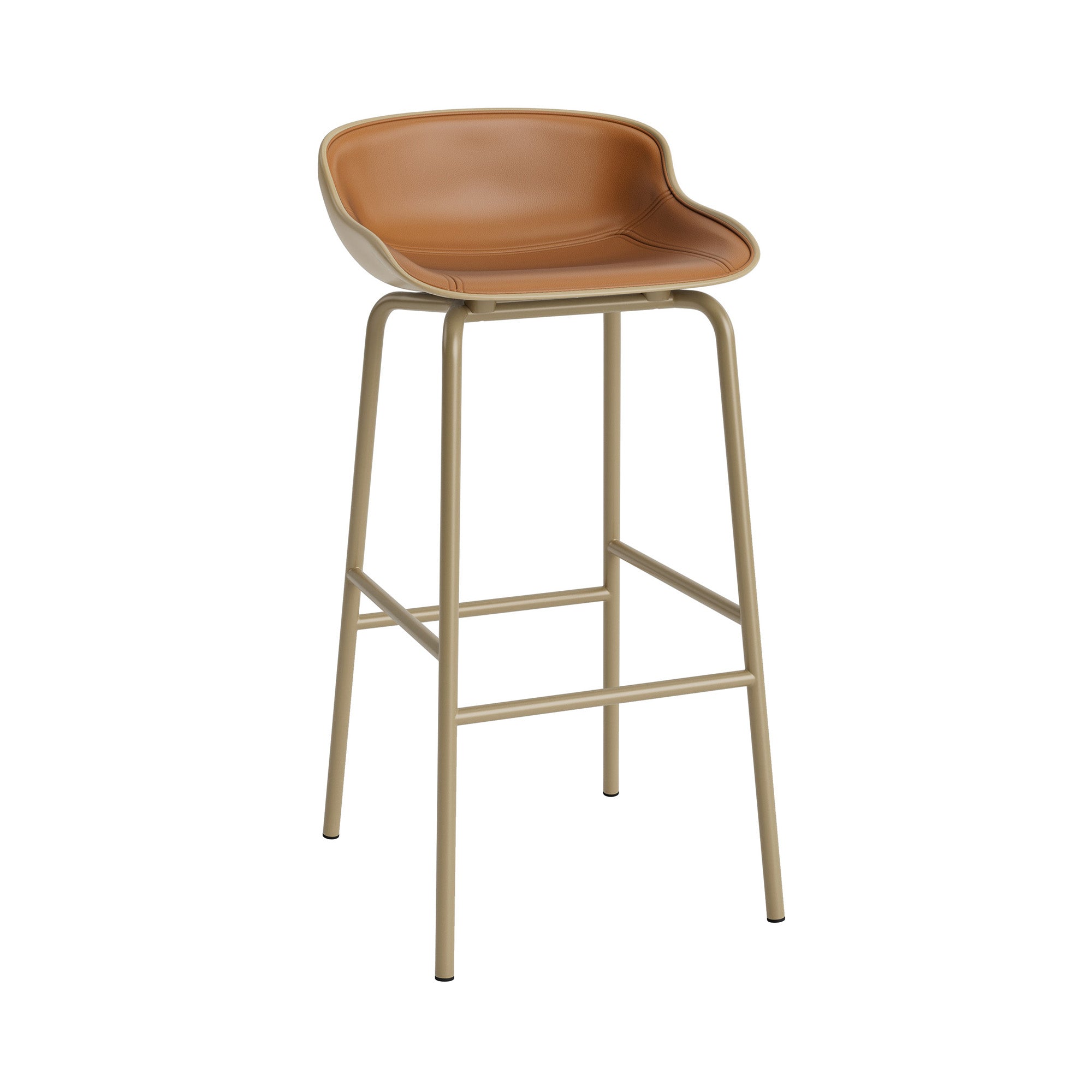 Hyg Bar + Counter Stool: Front Upholstered + Bar + Sand