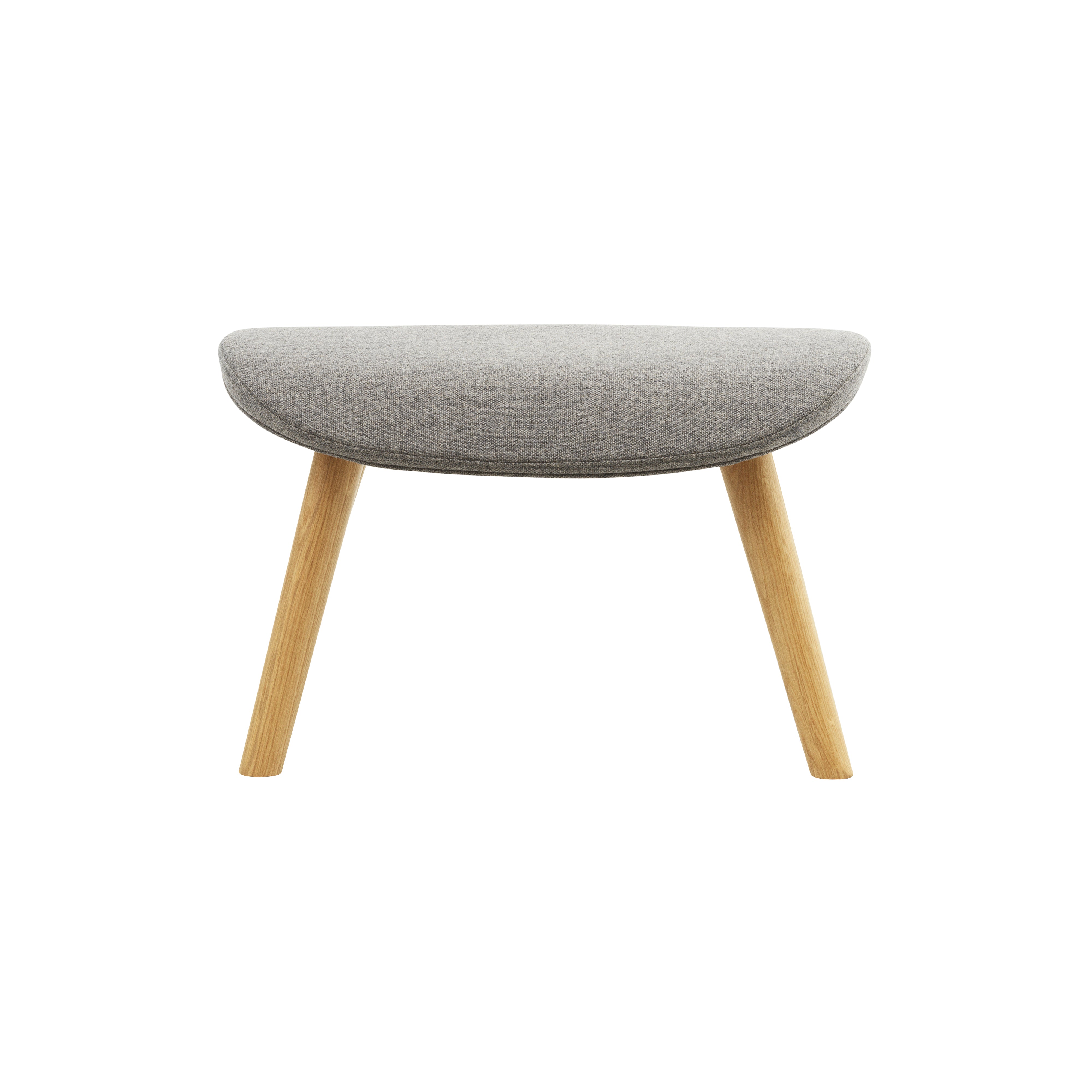 Hyg Footstool: Wood Base + Oak
