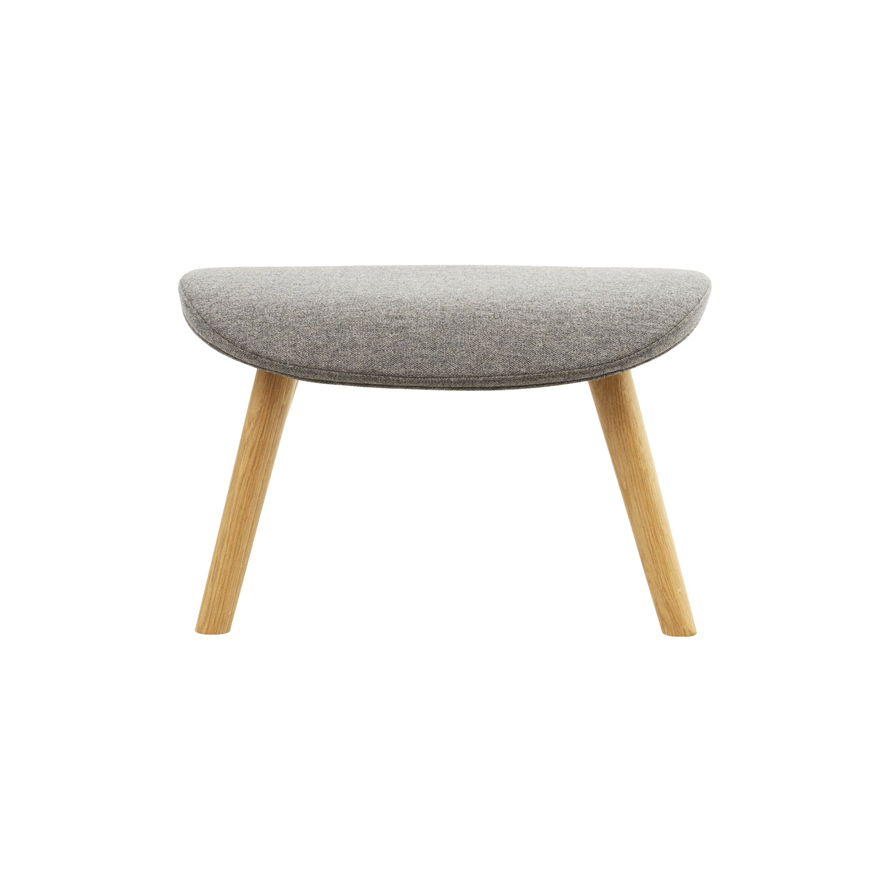 Hyg Footstool: Wood Base + Oak