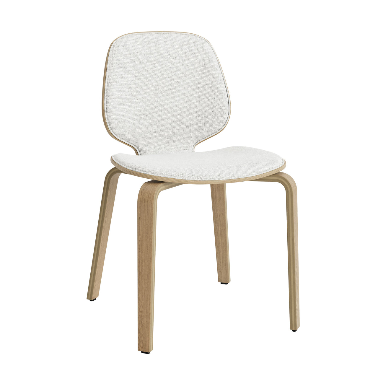 My Chair: Wood Base + Front Upholstered