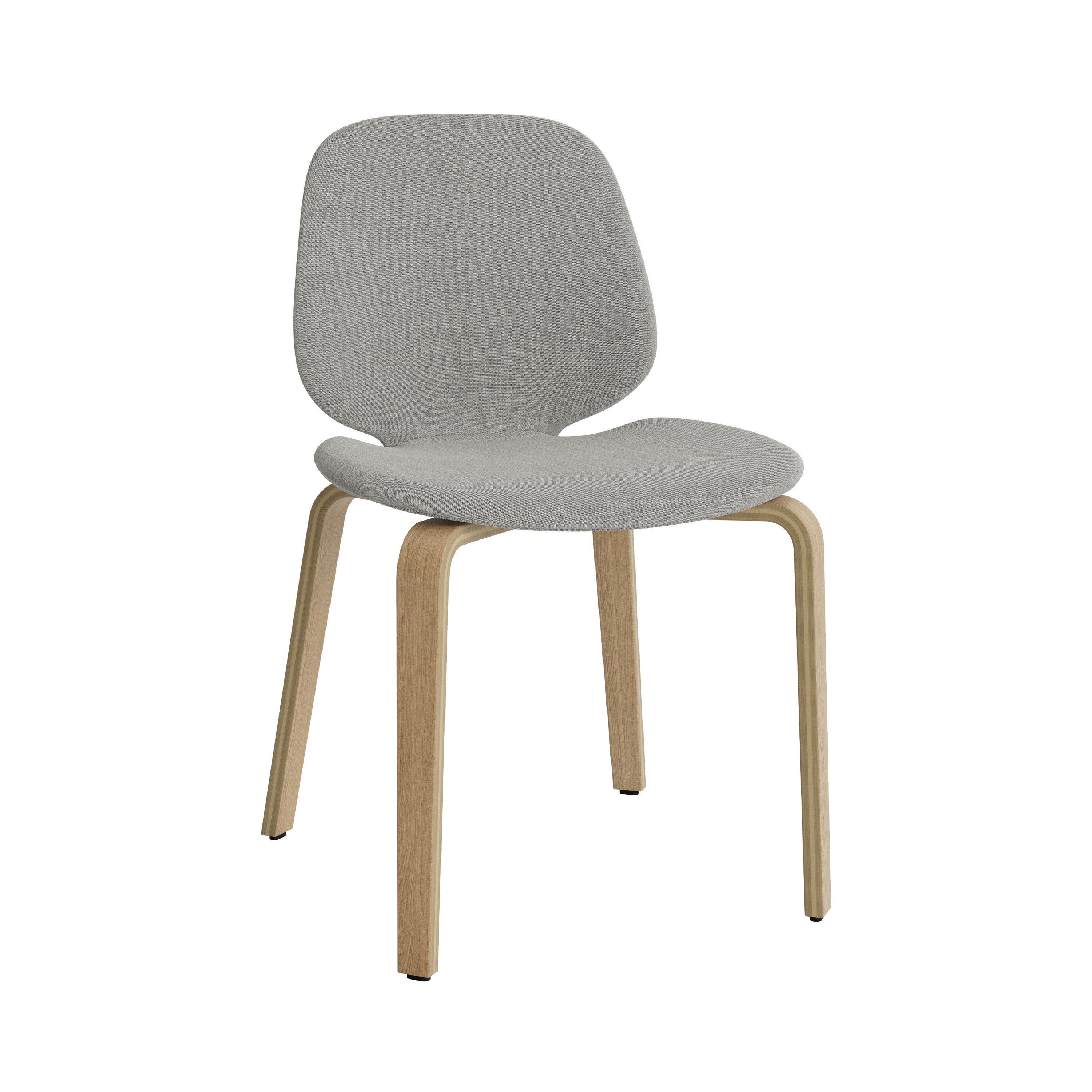 My Chair: Wood Base + Fully Upholstered