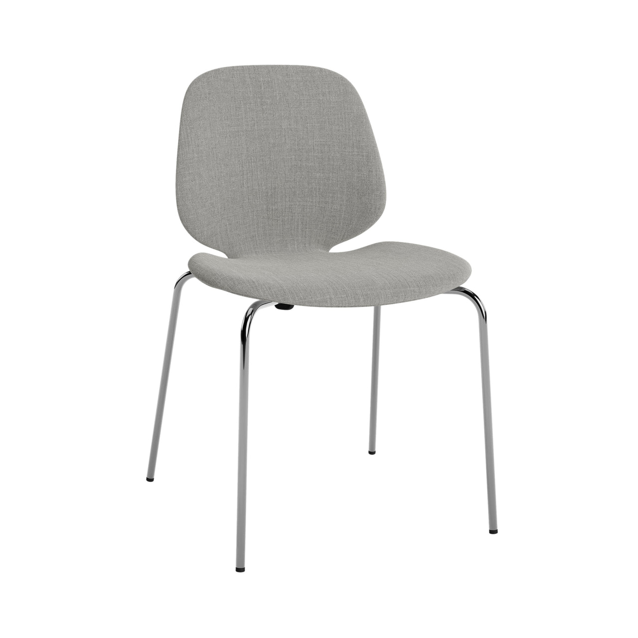 My Chair: Metal Base + Fully Upholstered + Chrome