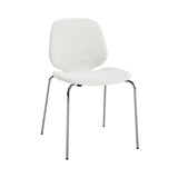 My Chair: Metal Base + Fully Upholstered + Chrome