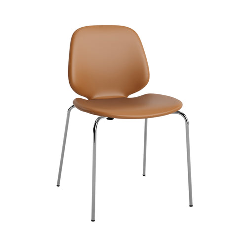 My Chair: Metal Base + Fully Upholstered + Chrome