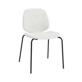 My Chair: Metal Base + Fully Upholstered + Black Steel