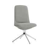 Off Chair 4 Legs with Cushion: Low + Without Arm + Aluminum