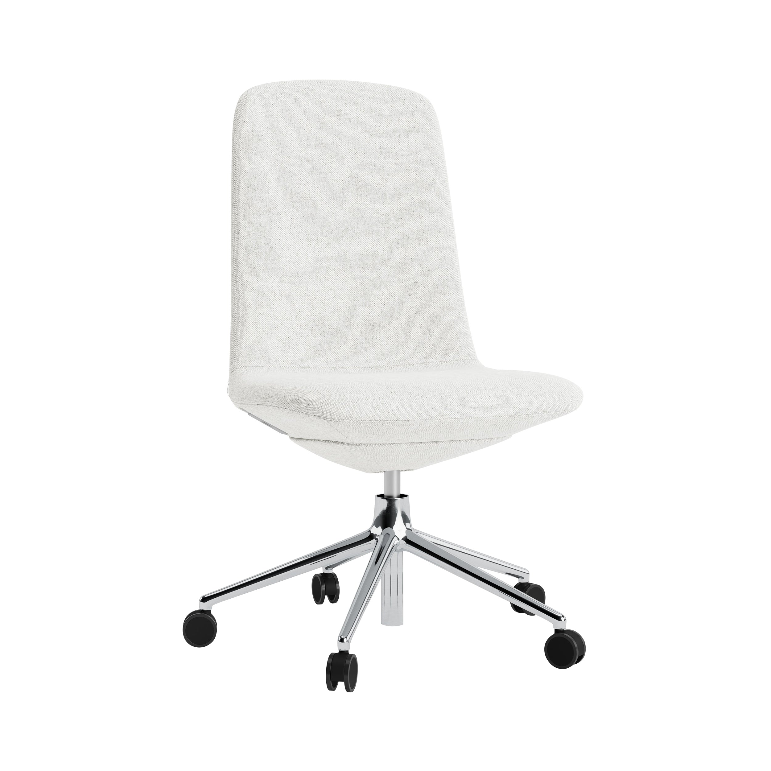 Off Chair 5W Gaslift: Low + Without Arm + Aluminum