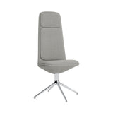 Off Chair 4 Legs with Cushion: High + Without Arm + Aluminum
