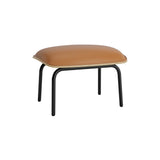 Pad Footstool: Black Steel + Oak