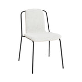 Studio Chair: Front Upholstered + Light Grey