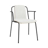 Studio Armchair: Front Upholstered + Oak