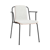 Studio Armchair: Front Upholstered + Brown