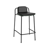 Studio Bar + Counter Stool: Front Upholstered + Counter + Green