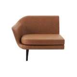 Sum Sofa Modules: Armrest - Left + Black Aluminum