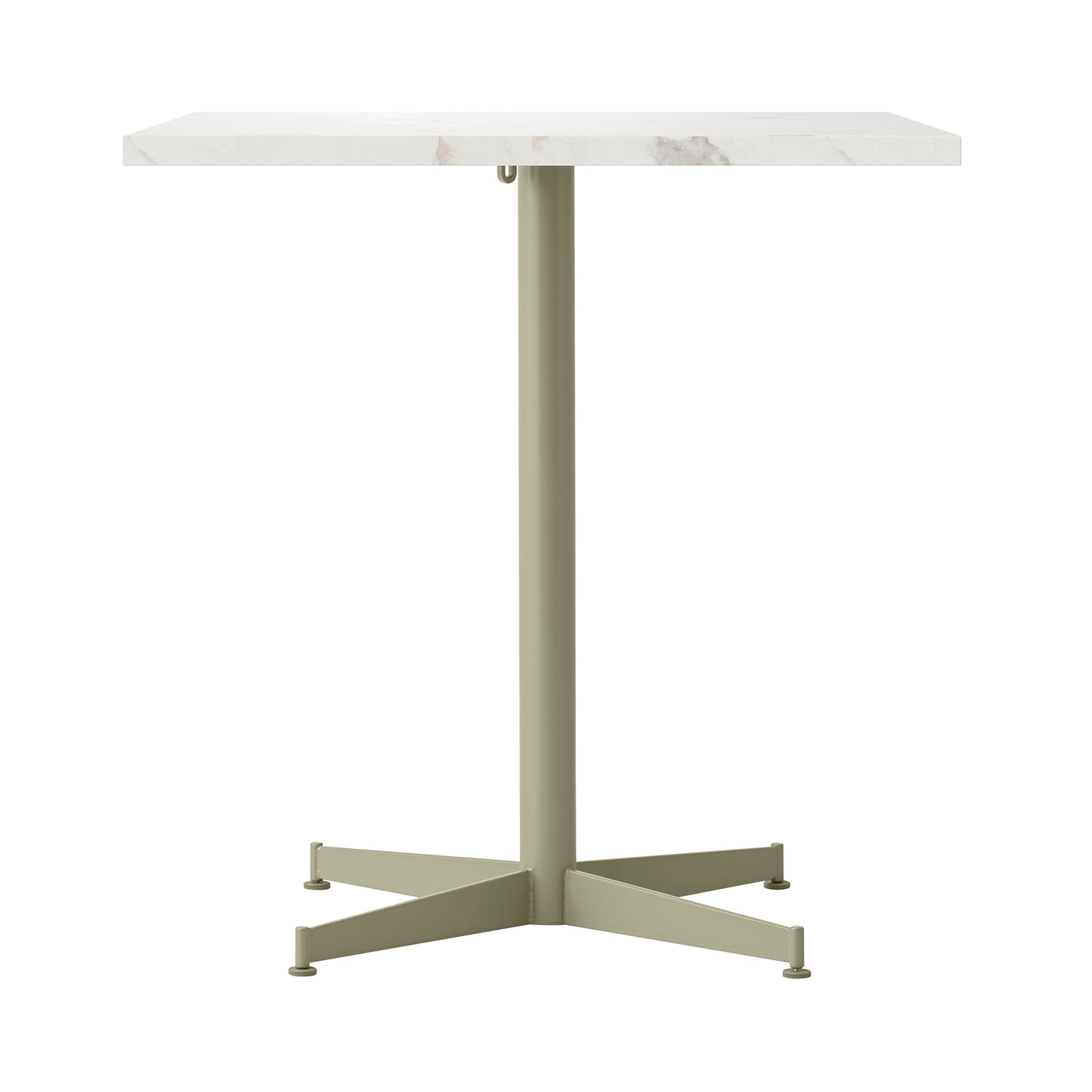 Nook Dining Table: Estremoz Marble + Olive