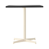 Nook Dining Table: Linoleum Charcoal + Ivory