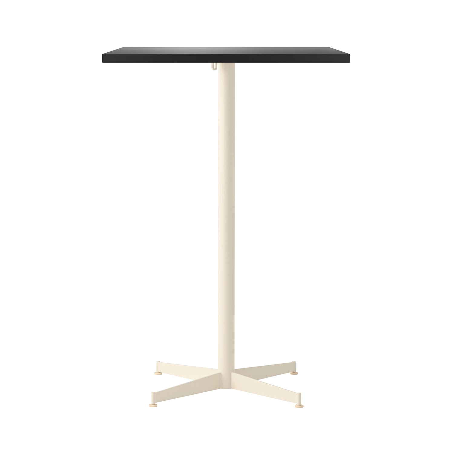 Nook Bar + Counter Table: Bar + Linoleum Charcoal + Ivory