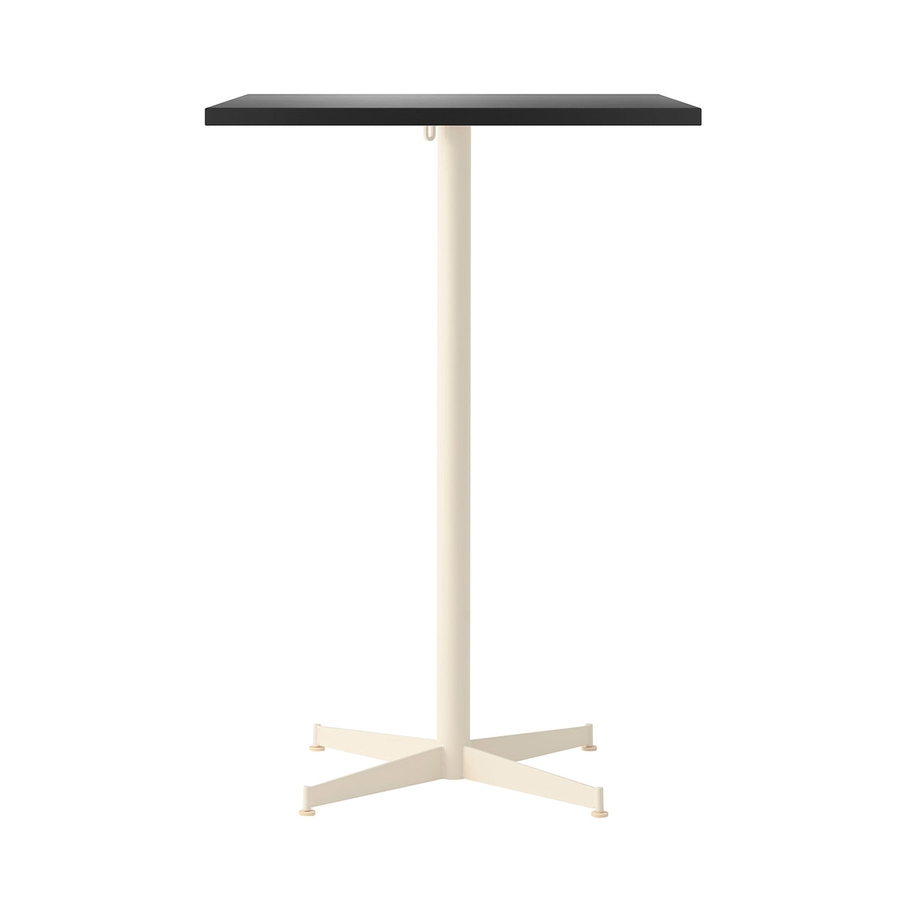 Nook Bar + Counter Table: Bar + Linoleum Charcoal + Ivory