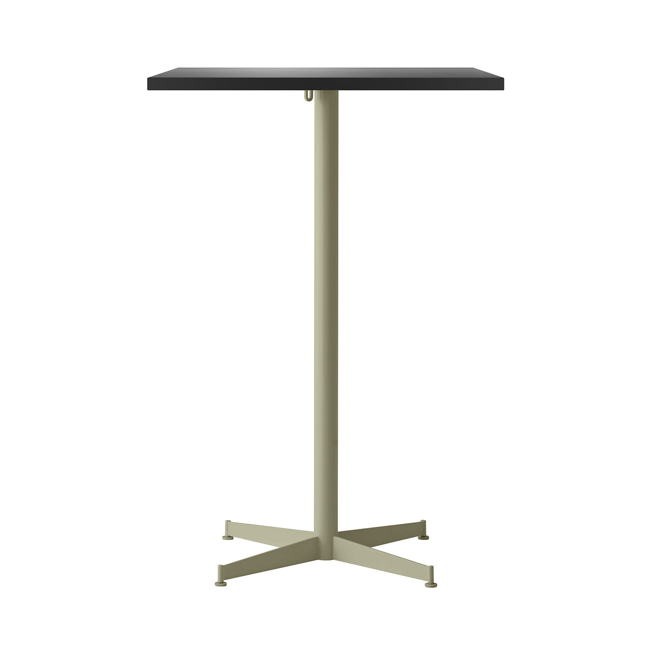 Nook Bar + Counter Table: Bar + Linoleum Charcoal + Olive