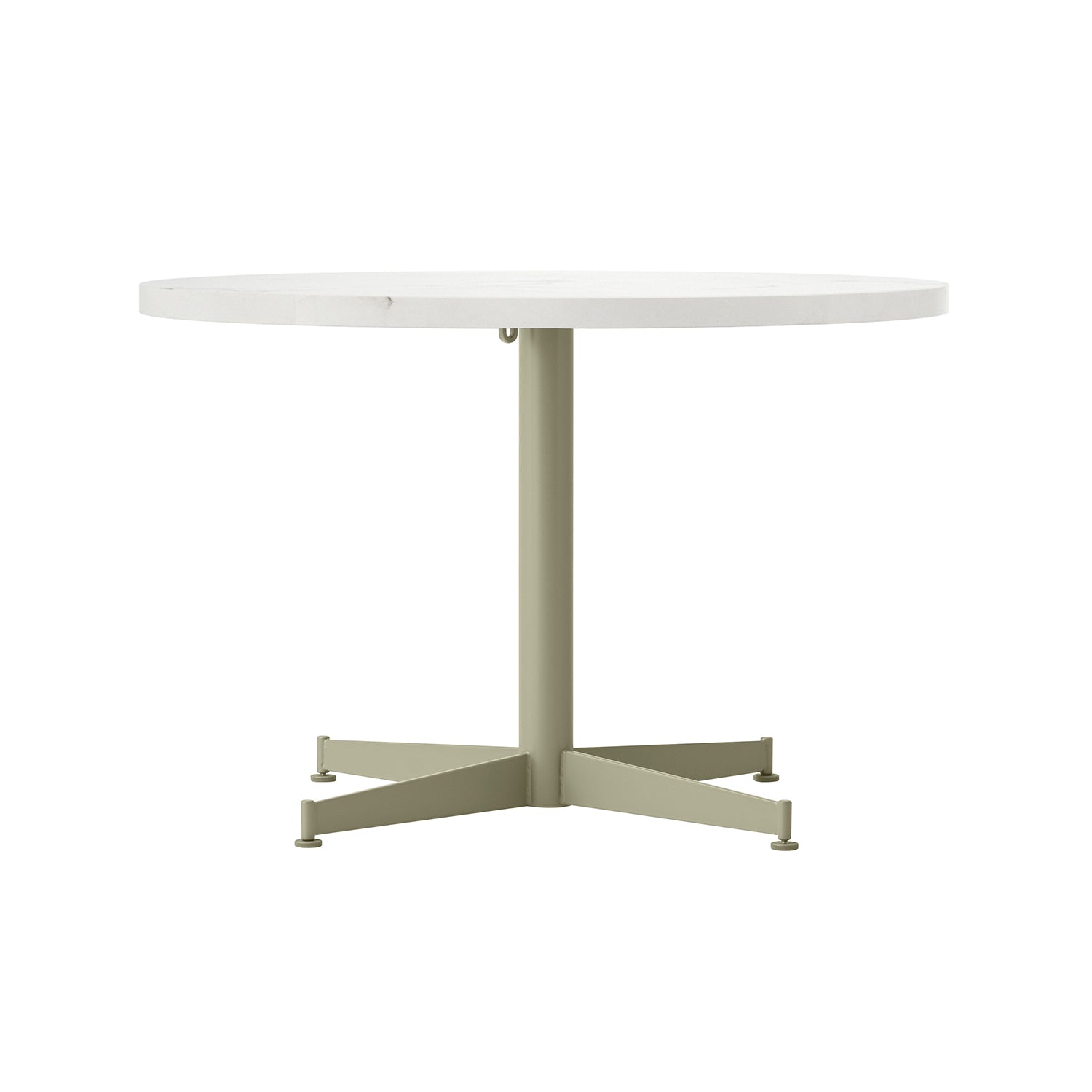 Nook Lounge Table: Estremoz Marble + Olive