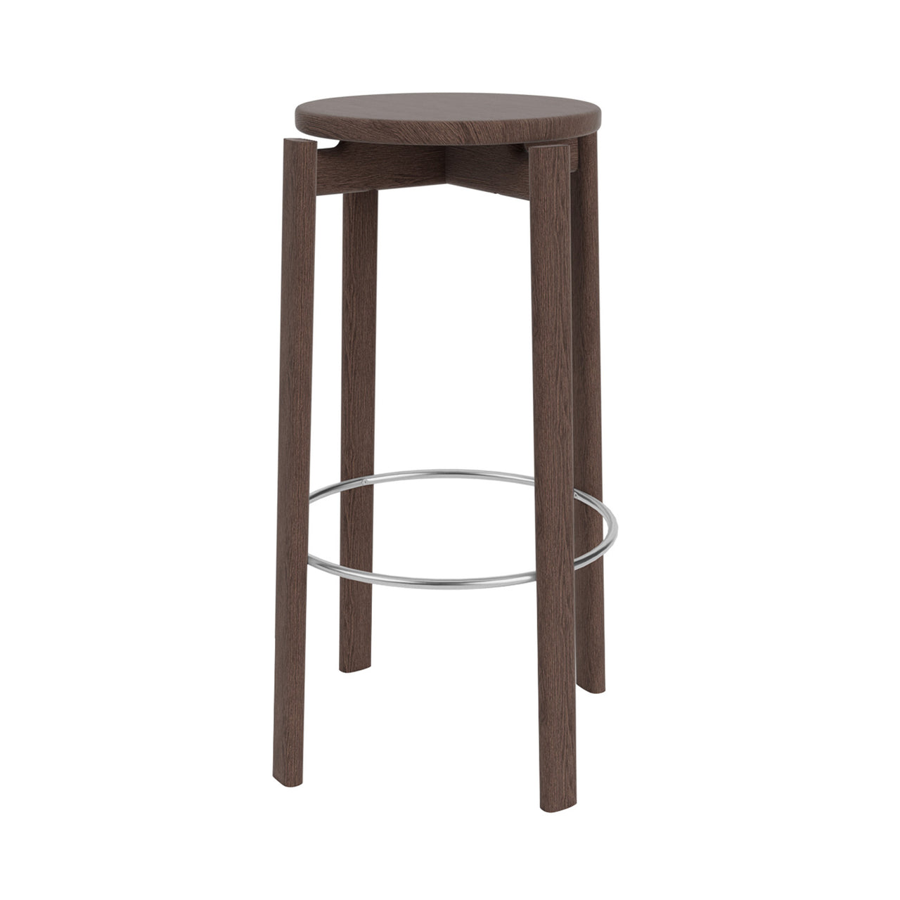 Passage Bar + Counter Stool: Quick Ship + Bar + Dark Stained Oak