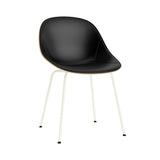 Mat Chair: Steel Base + Front Upholstered + Hemp + Cream