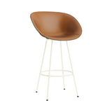 Mat Bar + Counter Armchair: Steel base + Front Upholstered + Bar + Seaweed + Cream