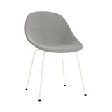 Mat Chair: Steel Base + Fully Upholstered + Cream
