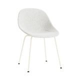 Mat Chair: Steel Base + Fully Upholstered + Cream