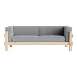 Kube 3 Seater Sofa: Pine