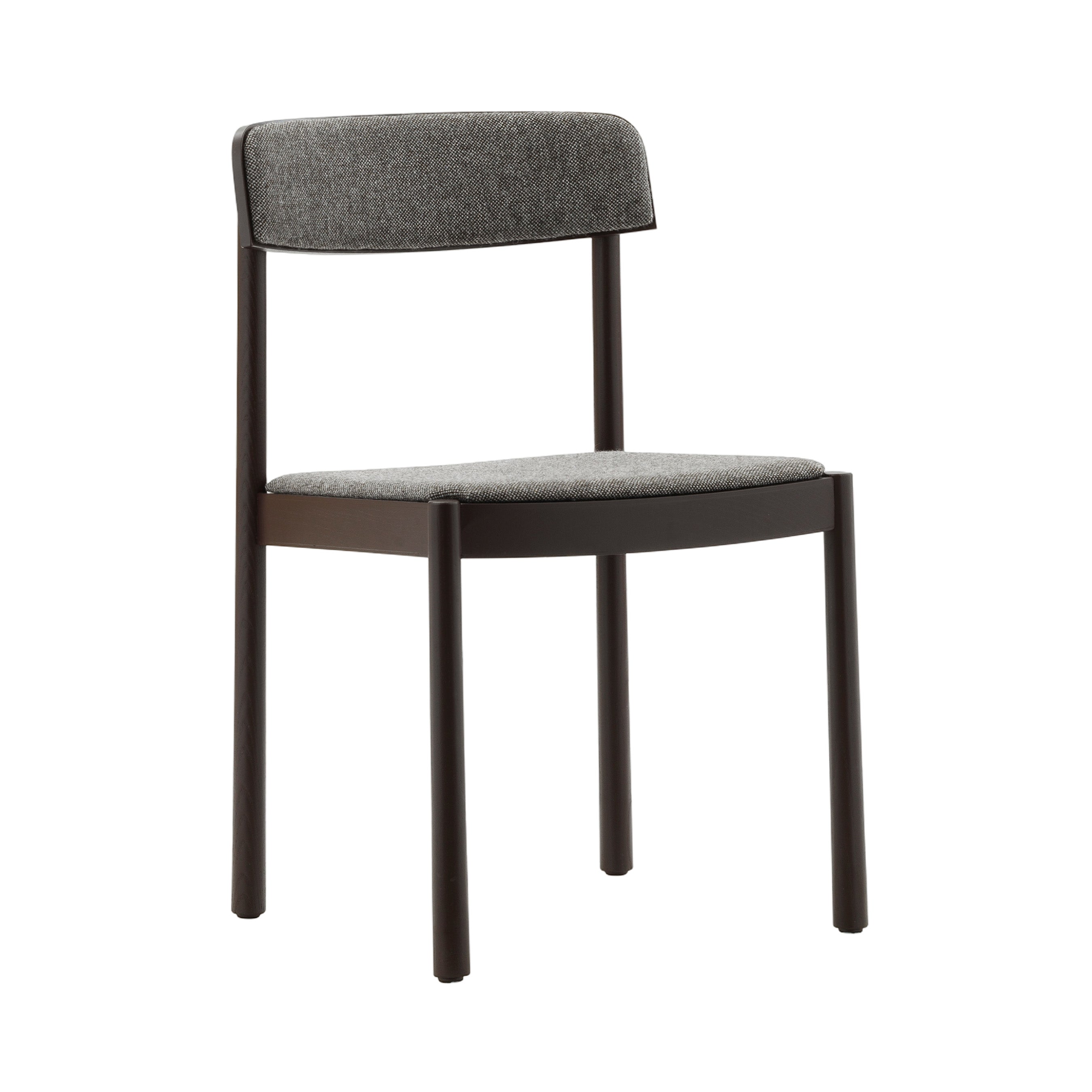 Timb Chair: Upholstered + Brown + Hallingdal 368