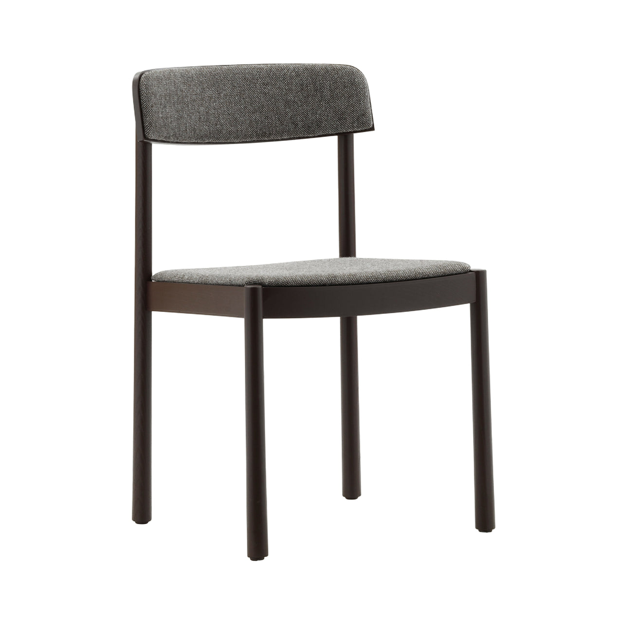 Timb Chair: Upholstered + Brown + Hallingdal 368